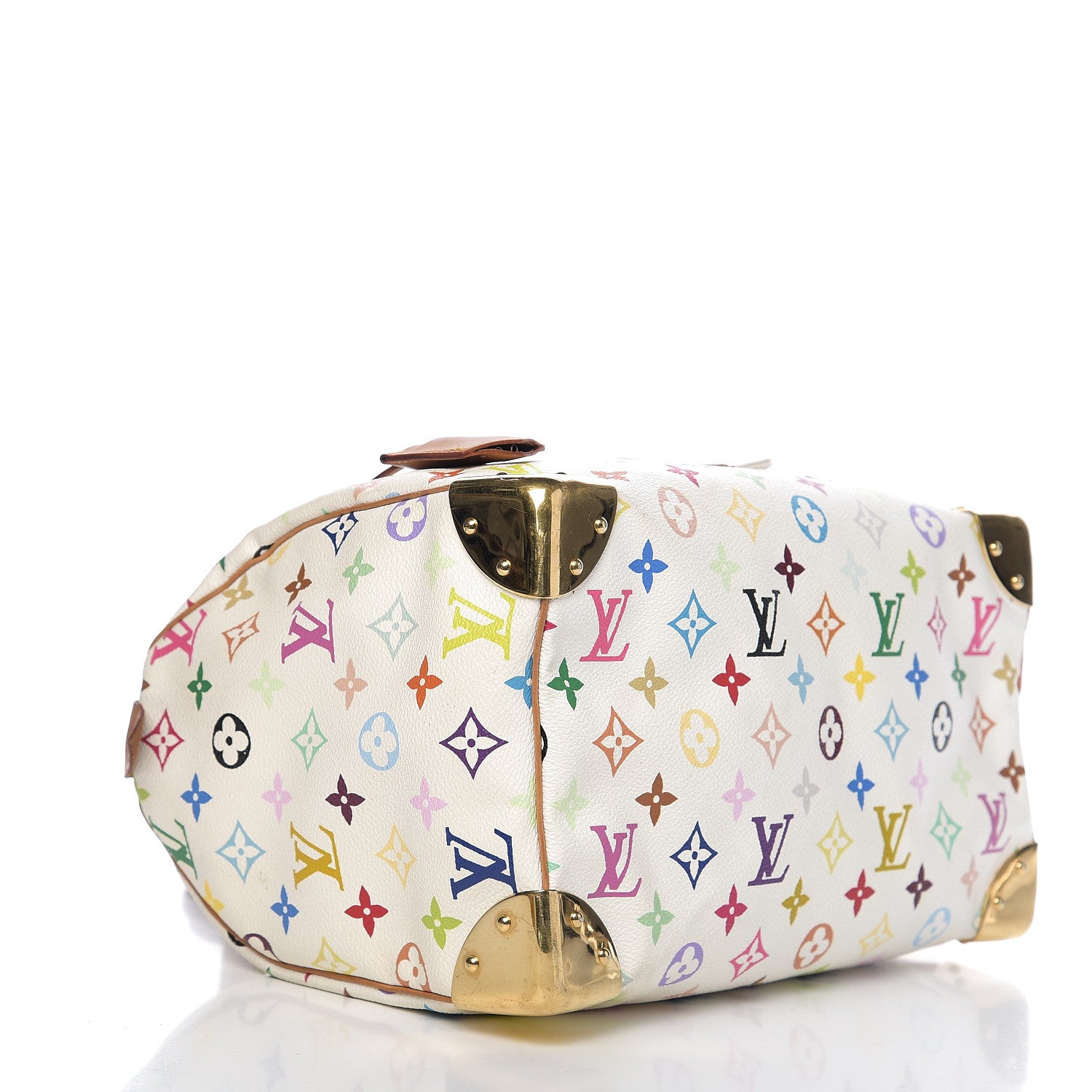 Louis Vuitton Monogram Multicolor Speedy 30 White 3 of 9