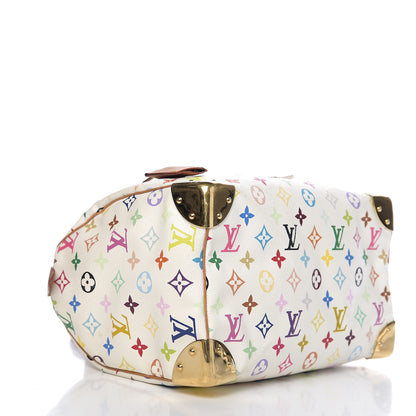 Louis Vuitton Monogram Multicolor Speedy 30 White 3 of 9