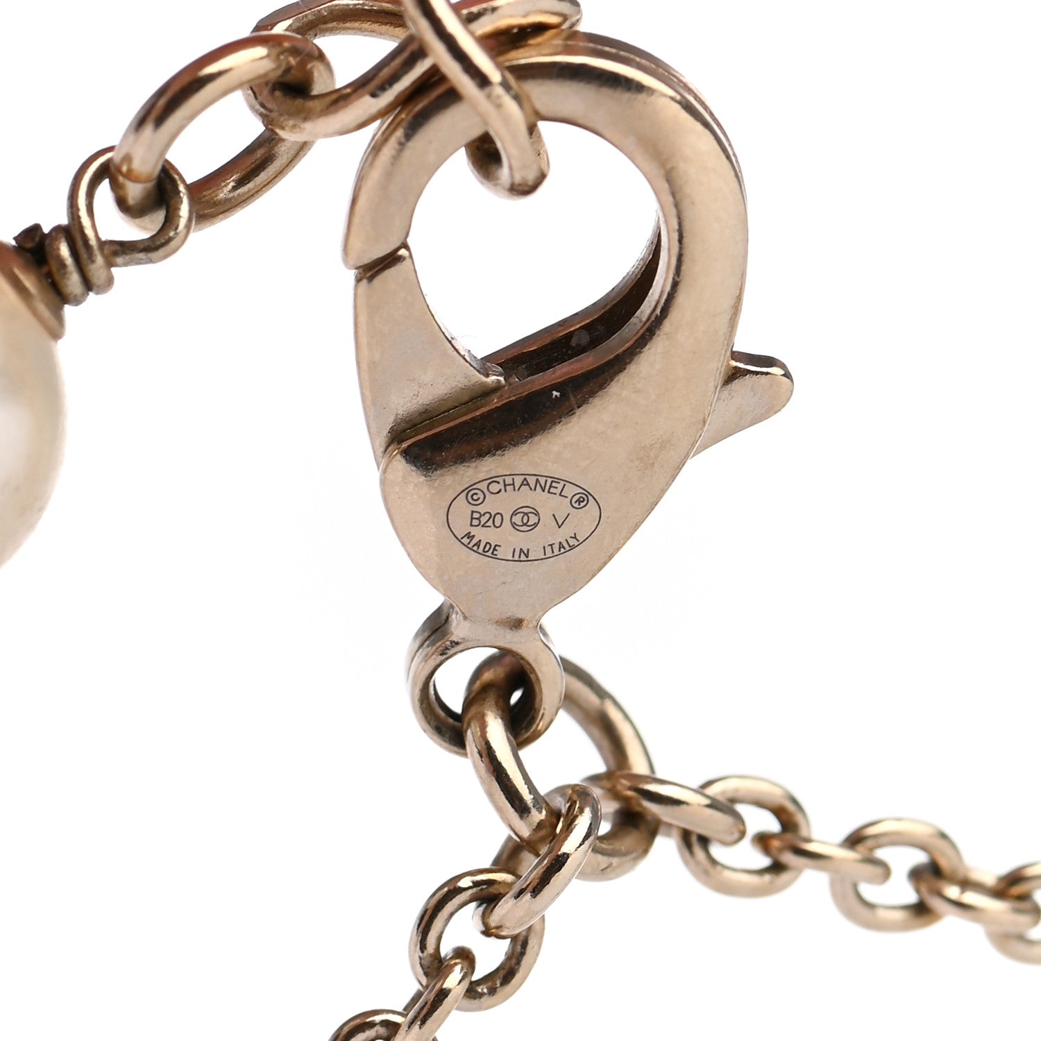 Chanel Crystal Pearl Pearls Coronation CC Layered Necklace Gold 6 of 7