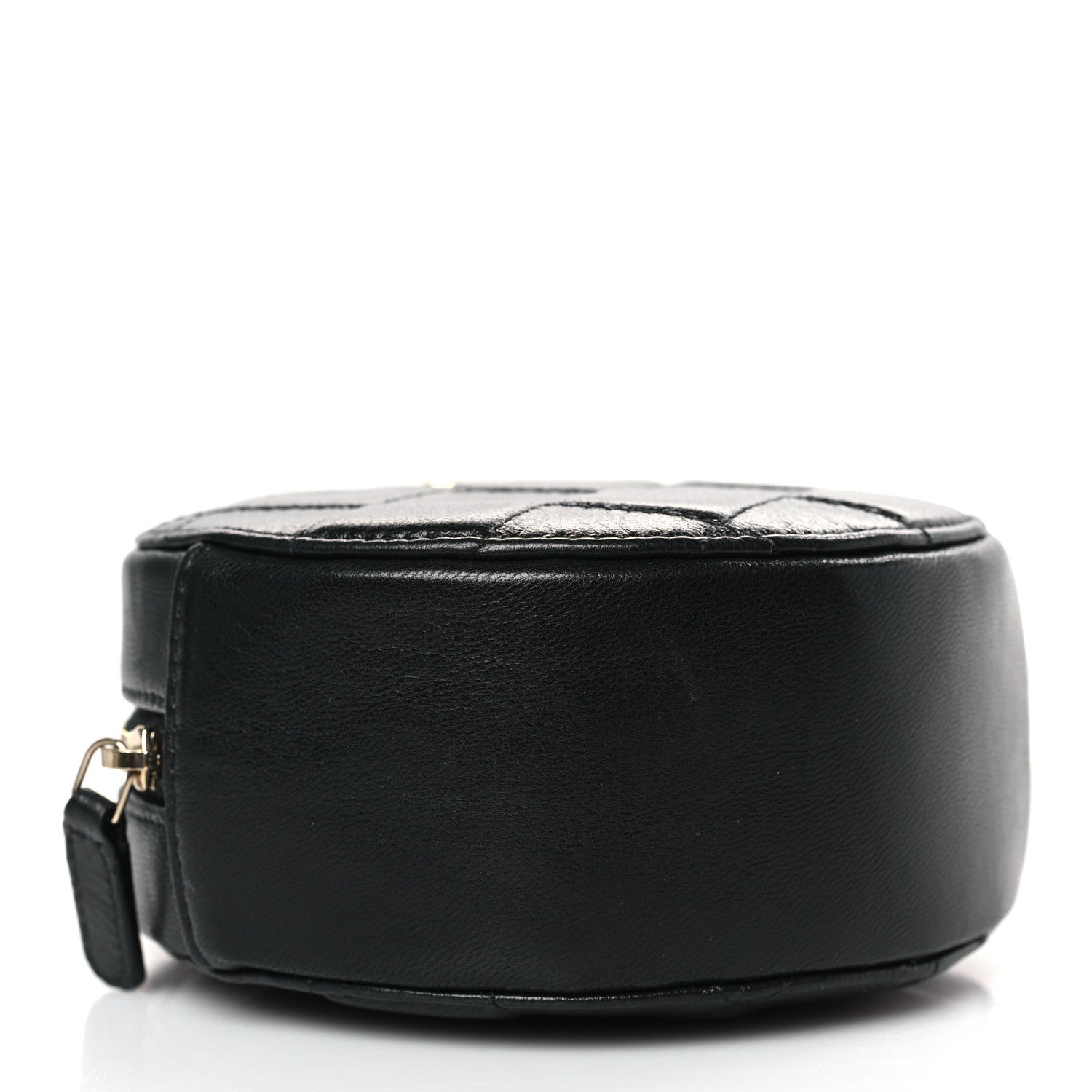 Chanel Calfskin Round Clutch With Chain Black 4 of 9