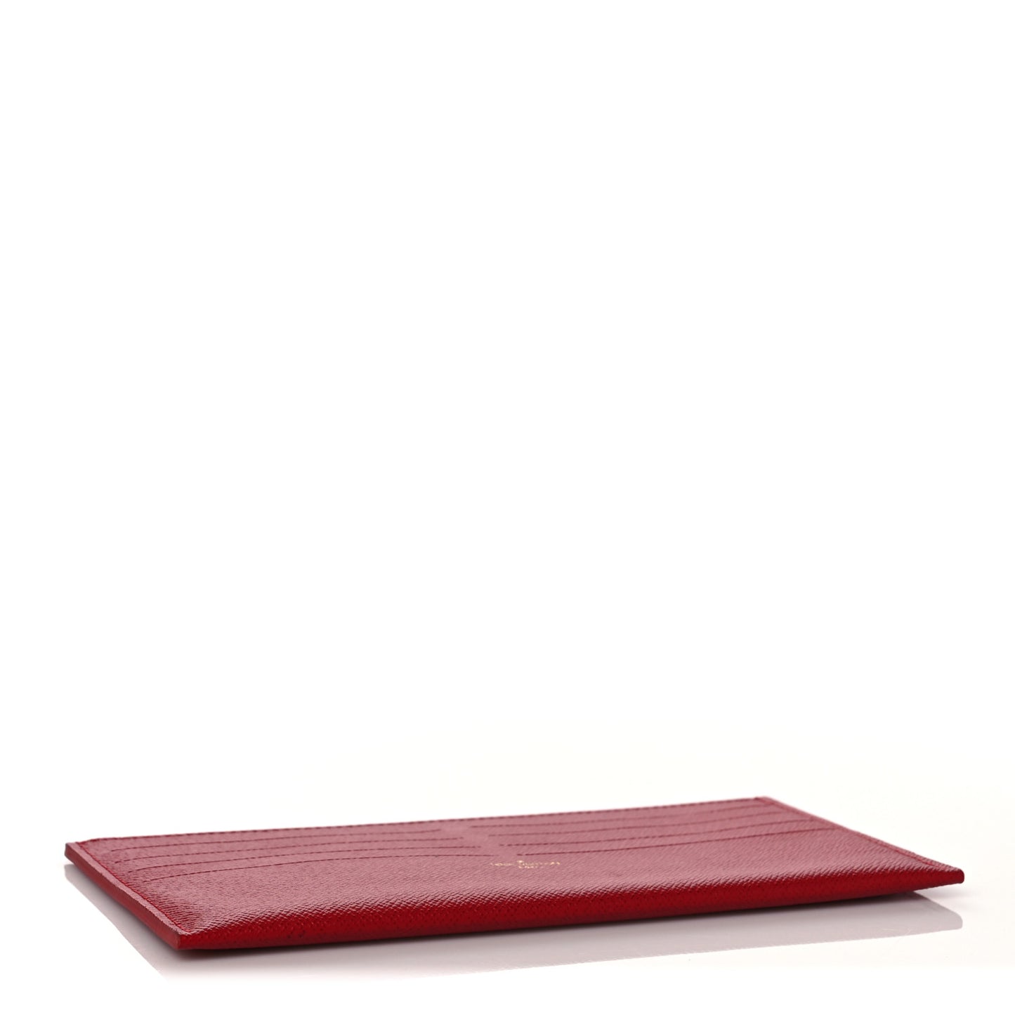 Calfskin Felicie Card Holder Insert Cherry