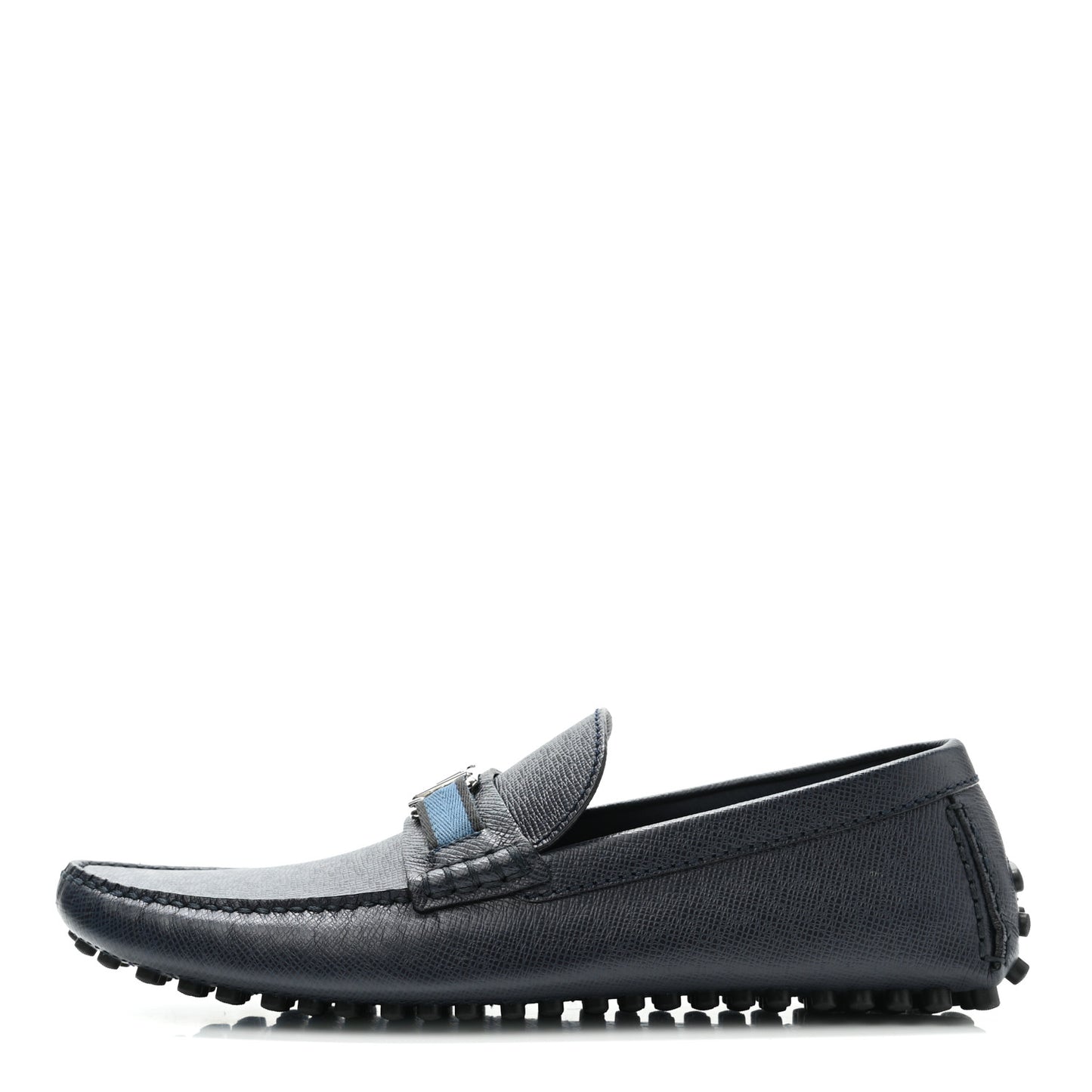 Taiga Mens Hockenheim Moccasin Loafers 9 Blue Marine
