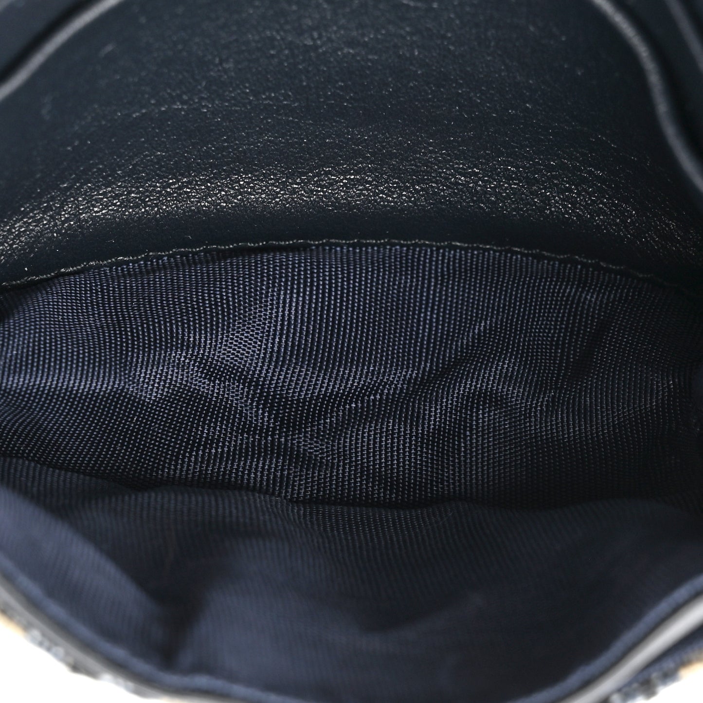 Oblique Saddle Card Holder Blue