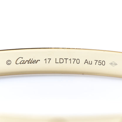 Cartier 18K Yellow Gold LOVE Bracelet 17 4 of 6