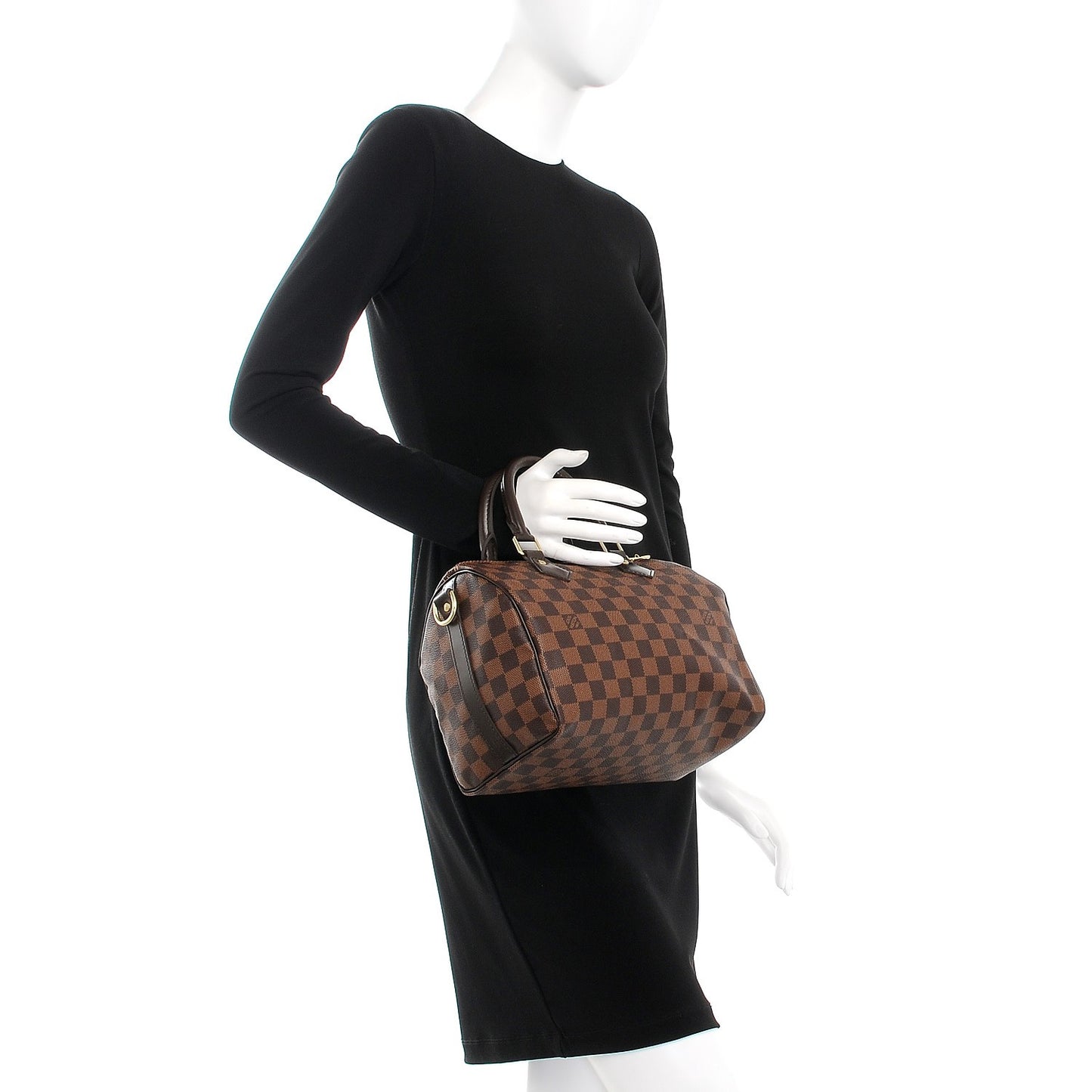 Damier Ebene Speedy Bandouliere 25