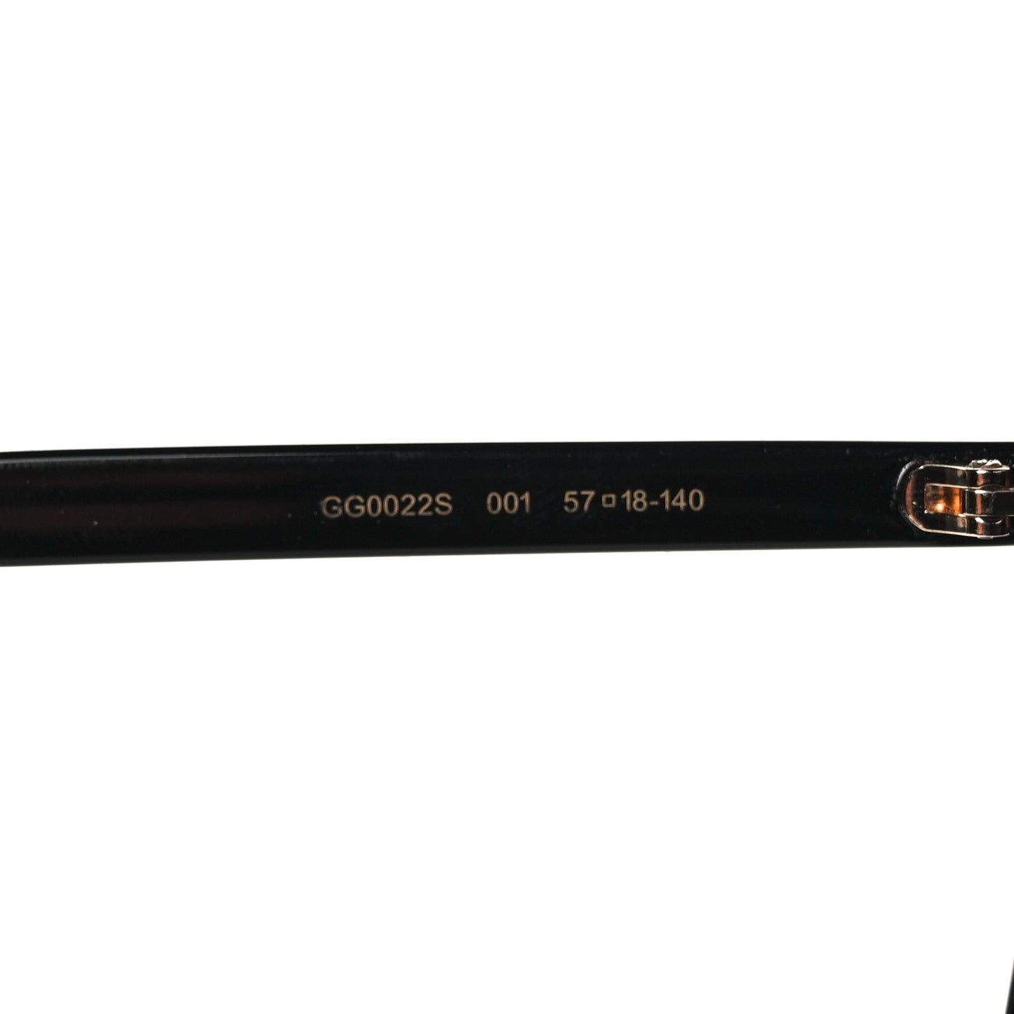 Acetate GG Sunglasses GG0022S Black