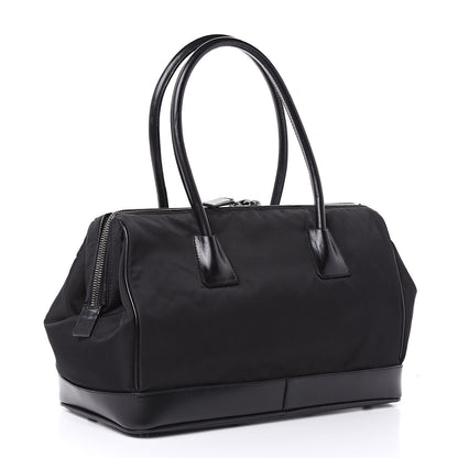 Prada Tessuto Nylon Soft Calf Bowler Black 3 of 13