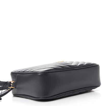Saint Laurent Calfskin Matelasse Monogram Lou Camera Bag Dark Smog 4 of 10