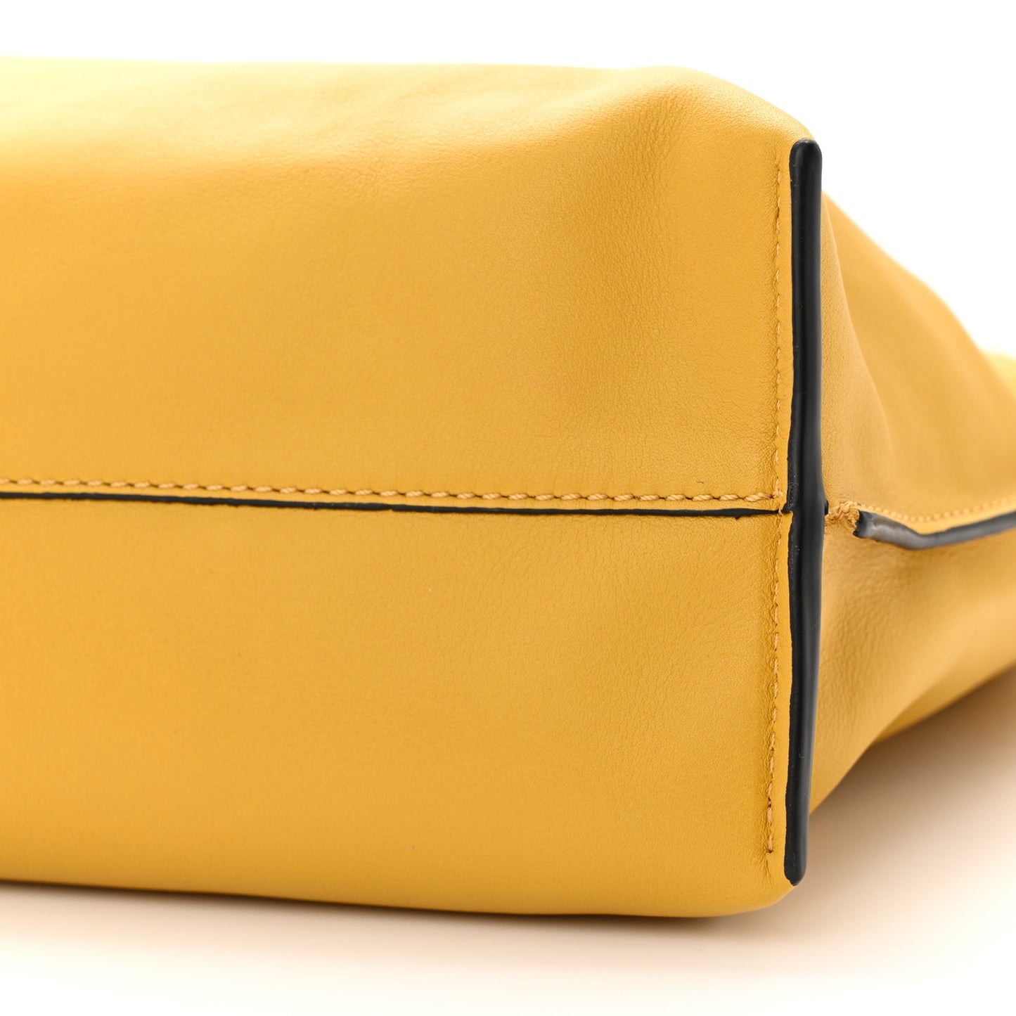 Calfskin Flamenco Knot Bag Mustard