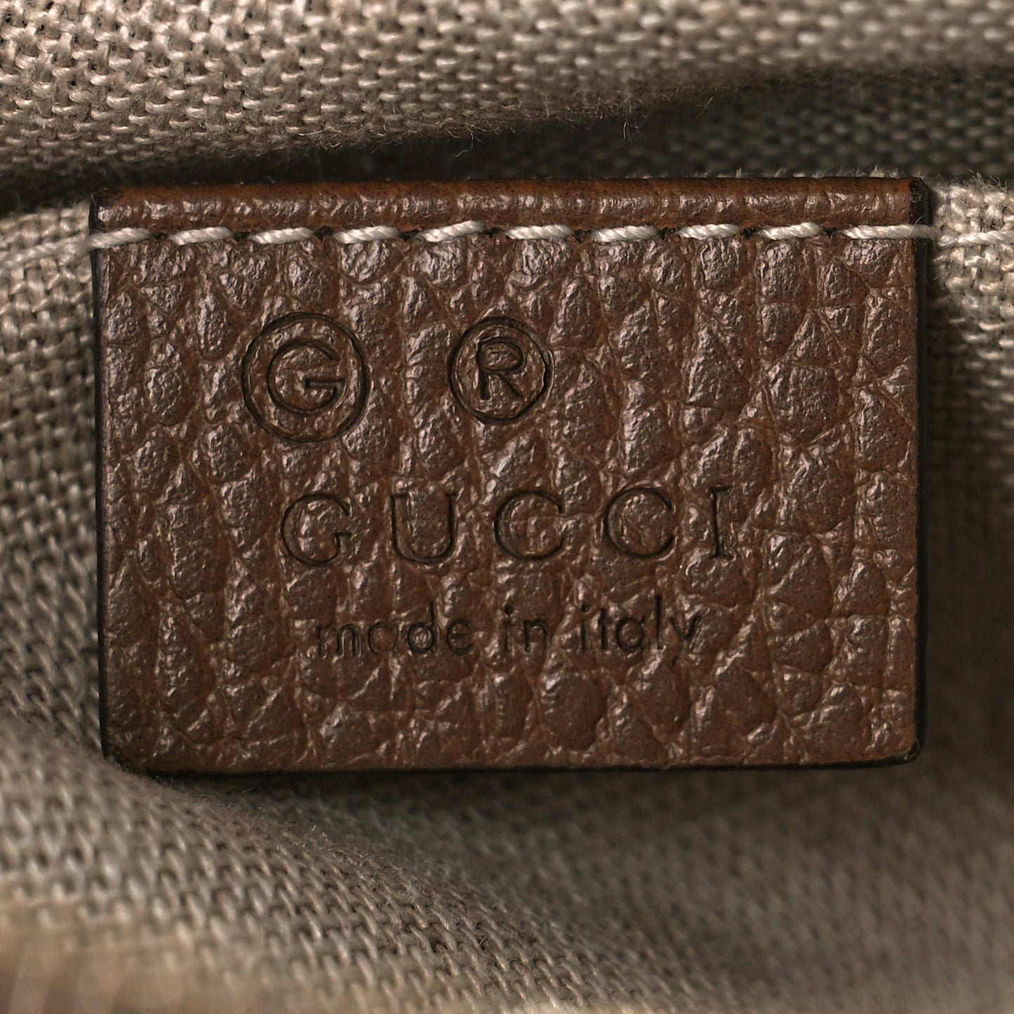 Monogram Mini Bree Messenger Bag Beige Tabacco