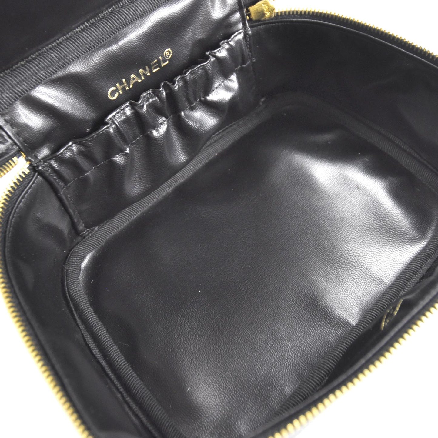 Caviar Cosmetic Vanity Bag Black