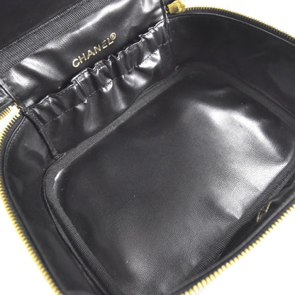 Chanel Caviar Cosmetic Vanity Bag Black 5 of 7