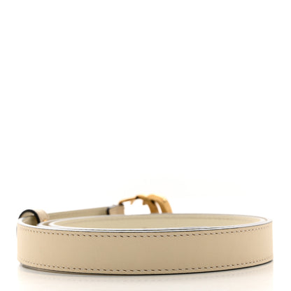 Gucci Calfskin Double G 20mm Belt 85 34 Mystic White 2 of 6