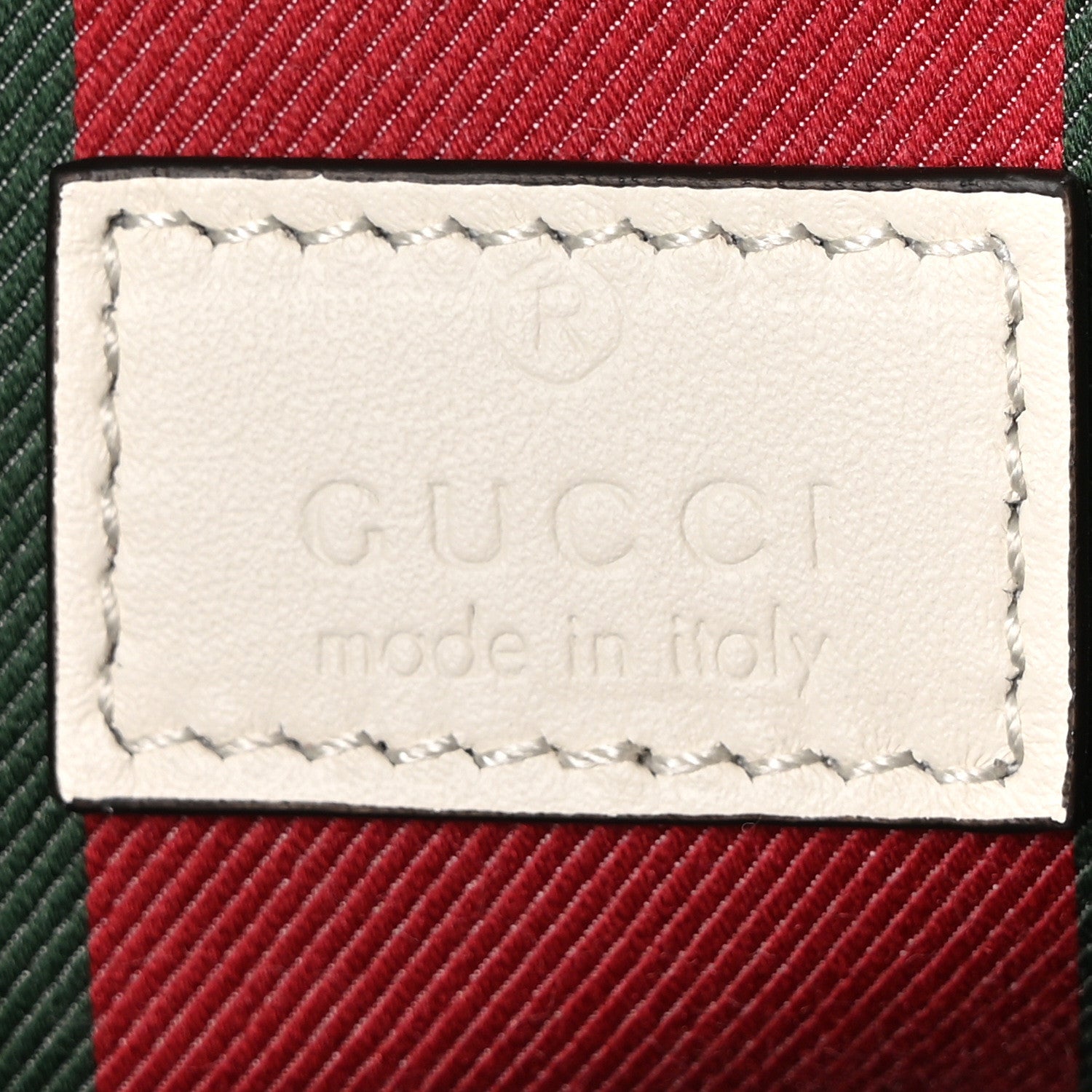 Gucci GG Supreme Monogram Emblem Large Tote Bag  Mystic White Oatmeal 6 of 9