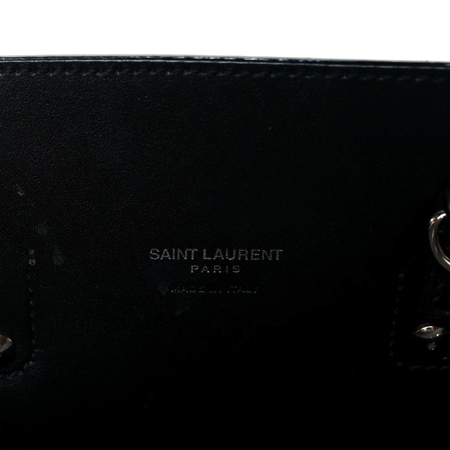 Saint Laurent Grained Calfskin Baby Sac De Jour Black 21 of 21