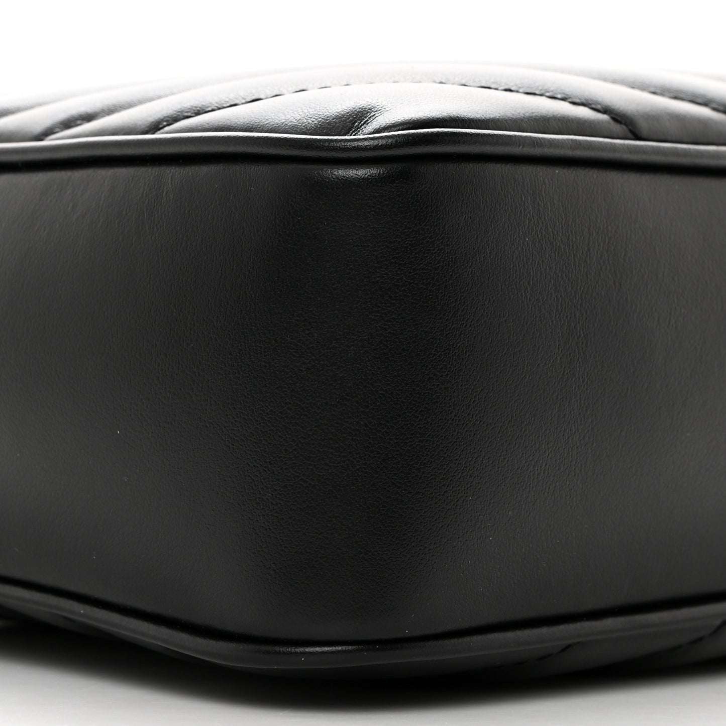 Calfskin Matelasse Monogram Monochrome Lou Camera Bag Black