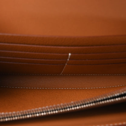 Hermes Epsom Constance Long Wallet To Go Gold 5 of 9
