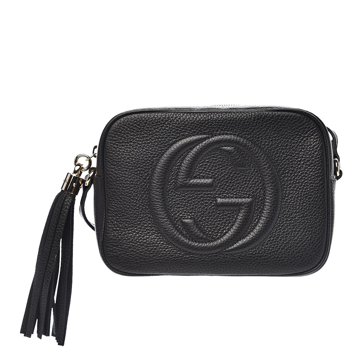Gucci Pebbled Calfskin Small Soho Disco Bag Black 1 of 10