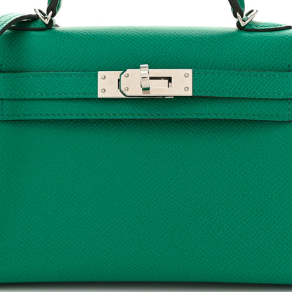Hermes Epsom Mini Kelly Sellier 20 Vert Jade 8 of 11