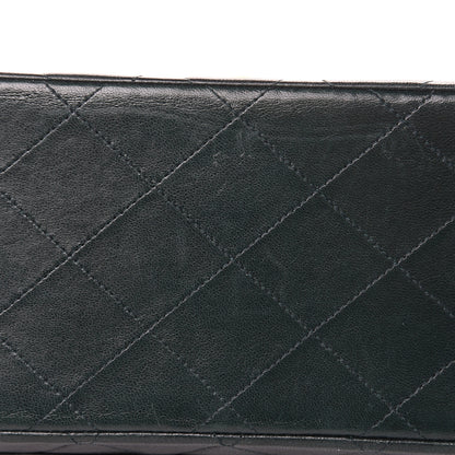 Chanel Lambskin Quilted XL Jumbo Single Flap Green 18 of 18