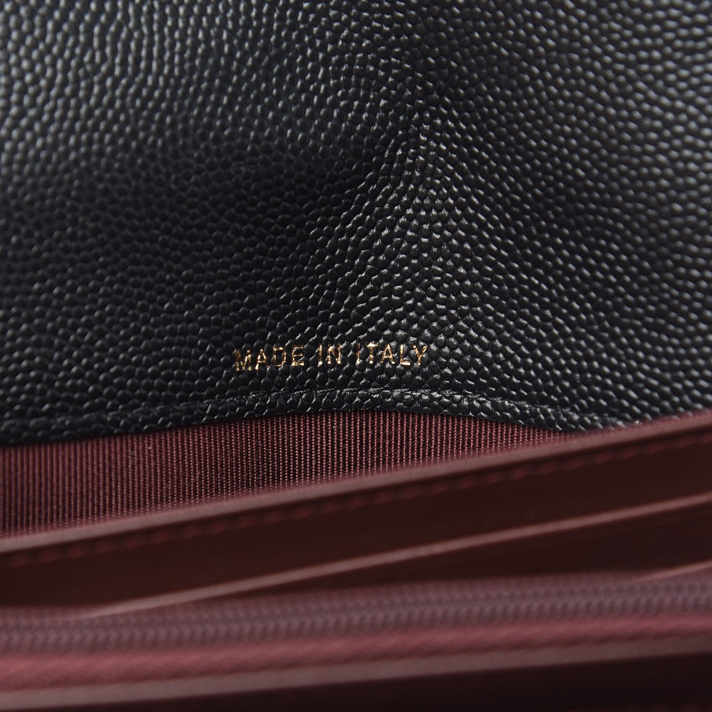 Caviar Quilted Medium Flap Wallet Black