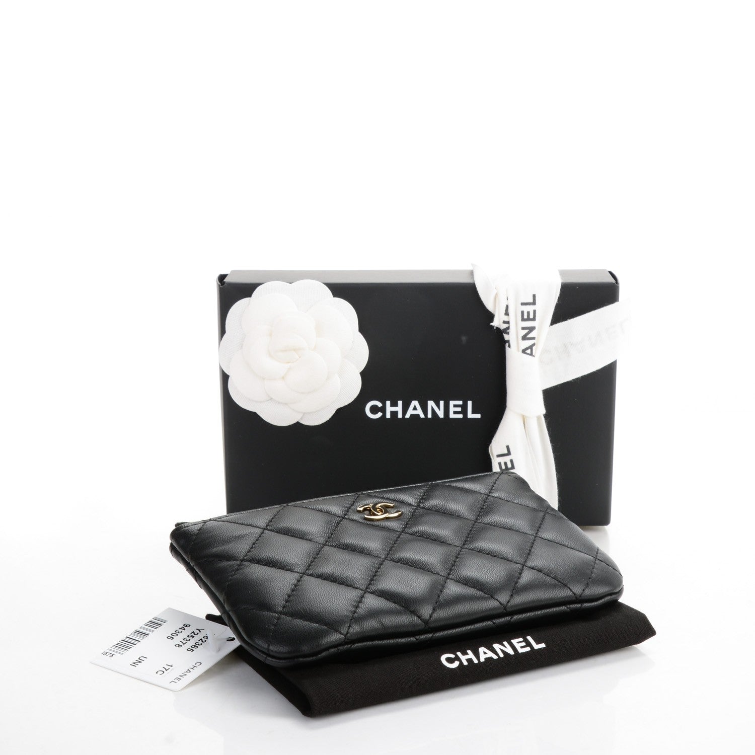 Chanel Lambskin Quilted Coin Purse Black 4 of 7