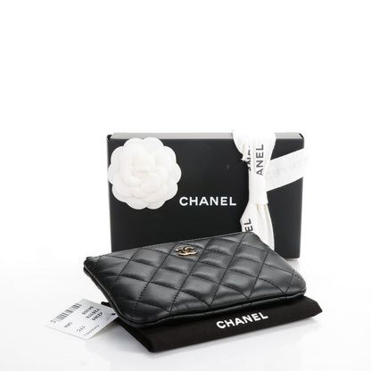 Chanel Lambskin Quilted Coin Purse Black 4 of 7