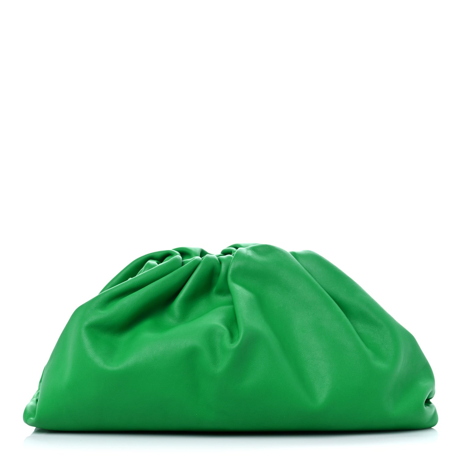 Bottega Veneta Smooth Butter Calf The Pouch Oversized Clutch Parakeet 1 of 11