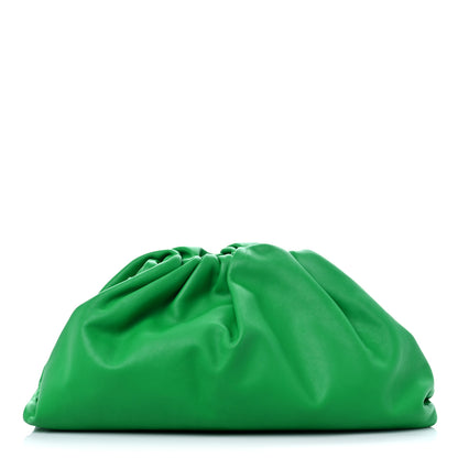 Bottega Veneta Smooth Butter Calf The Pouch Oversized Clutch Parakeet 1 of 11