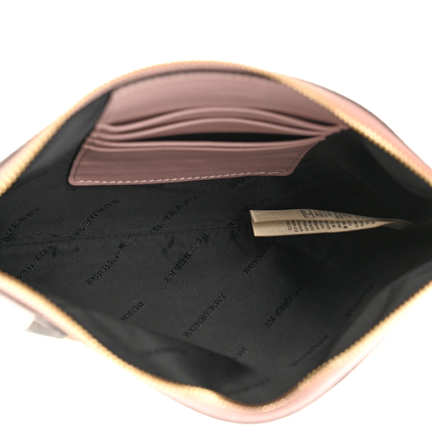 Burberry House Check Derby Peyton Crossbody Clutch Bag Pale Orchid 4 of 8