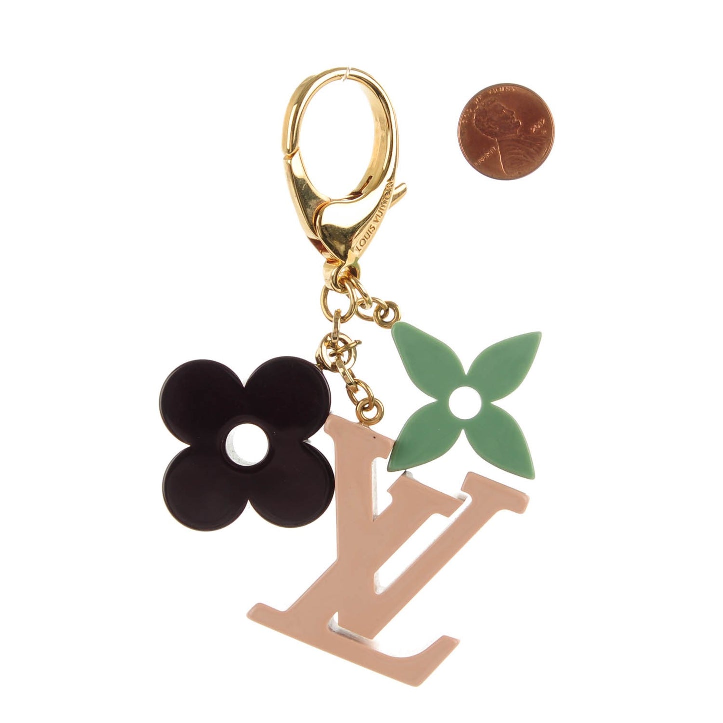 Resin Playtime Bag Charm Rose