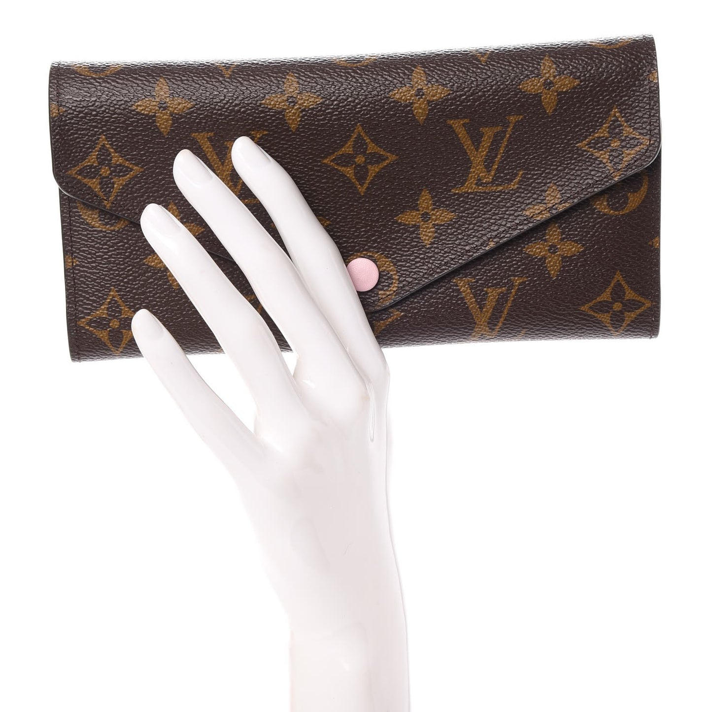 Monogram Josephine Wallet Rose Ballerine