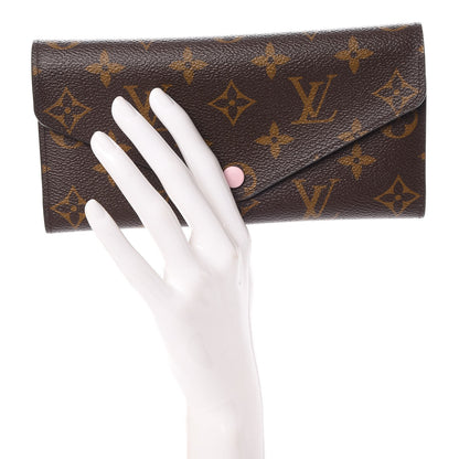Louis Vuitton Monogram Josephine Wallet Rose Ballerine 2 of 9