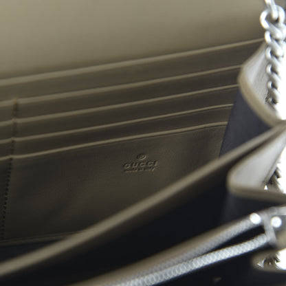 Gucci GG Supreme Monogram Mini Dionysus Chain Wallet Beige Taupe 7 of 8