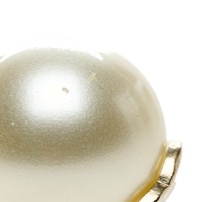 Chanel Pearl CC Chain Drop Earrings Gold 5 of 8