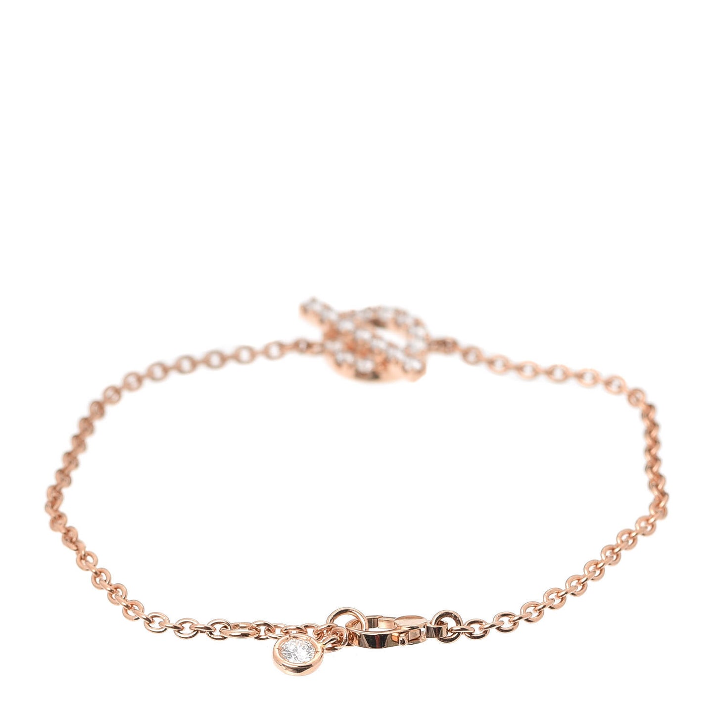 18K Rose Gold Diamond Finesse Bracelet ST