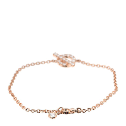 Hermes 18K Rose Gold Diamond Finesse Bracelet ST 3 of 6