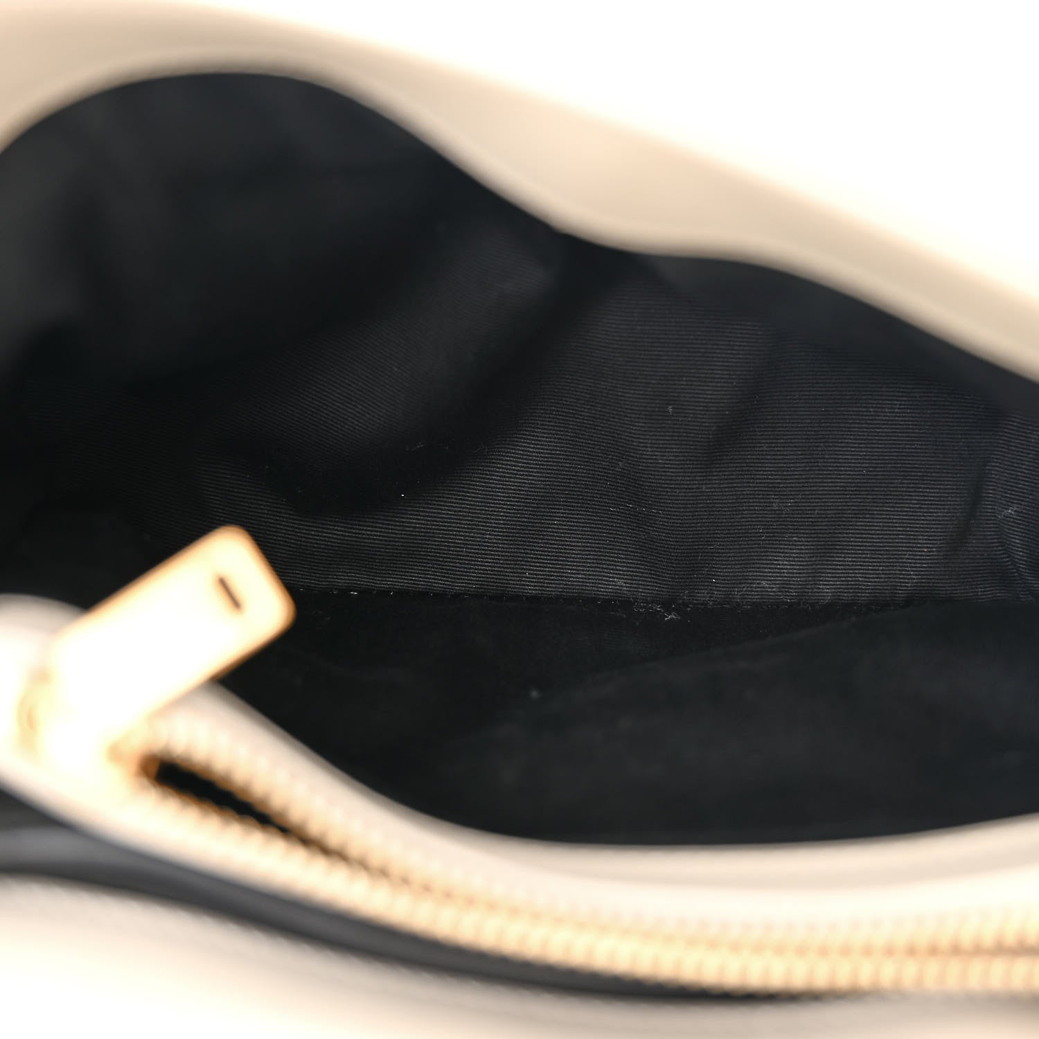Saint Laurent Calfskin Y Quilted Monogram Small Loulou Chain Satchel Blanc Vintage 5 of 11