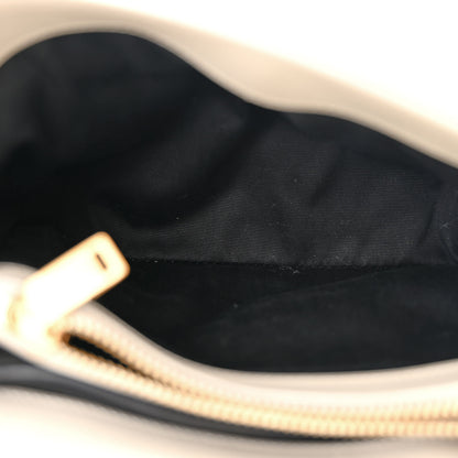 Saint Laurent Calfskin Y Quilted Monogram Small Loulou Chain Satchel Blanc Vintage 5 of 11
