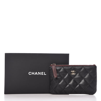 Chanel Caviar Quilted Small Cosmetic Case Black 9 of 9