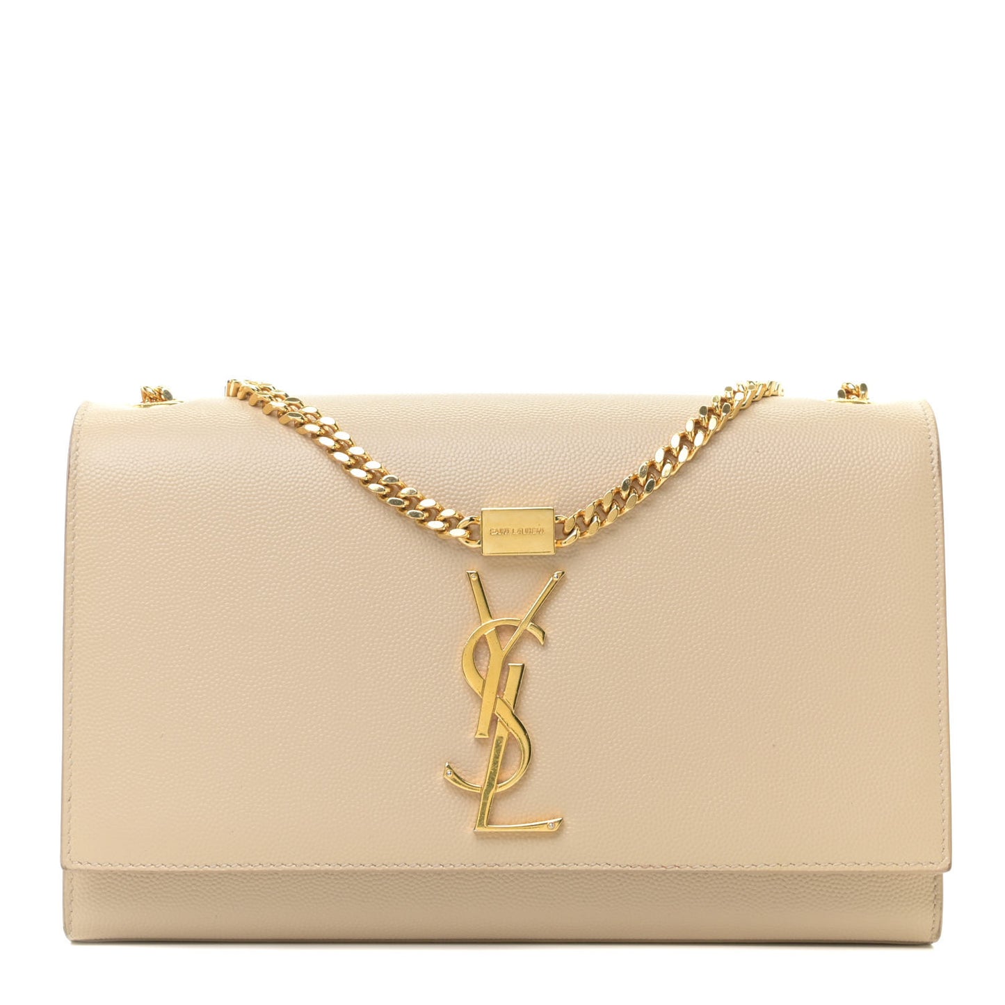 Grain De Poudre Medium Monogram Kate Satchel Nude Powder