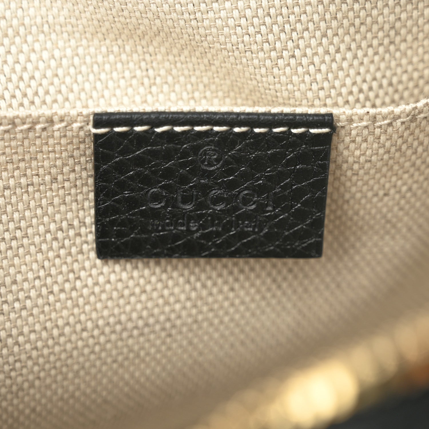 Gucci Pebbled Calfskin Small Soho Disco Bag Black 5 of 13