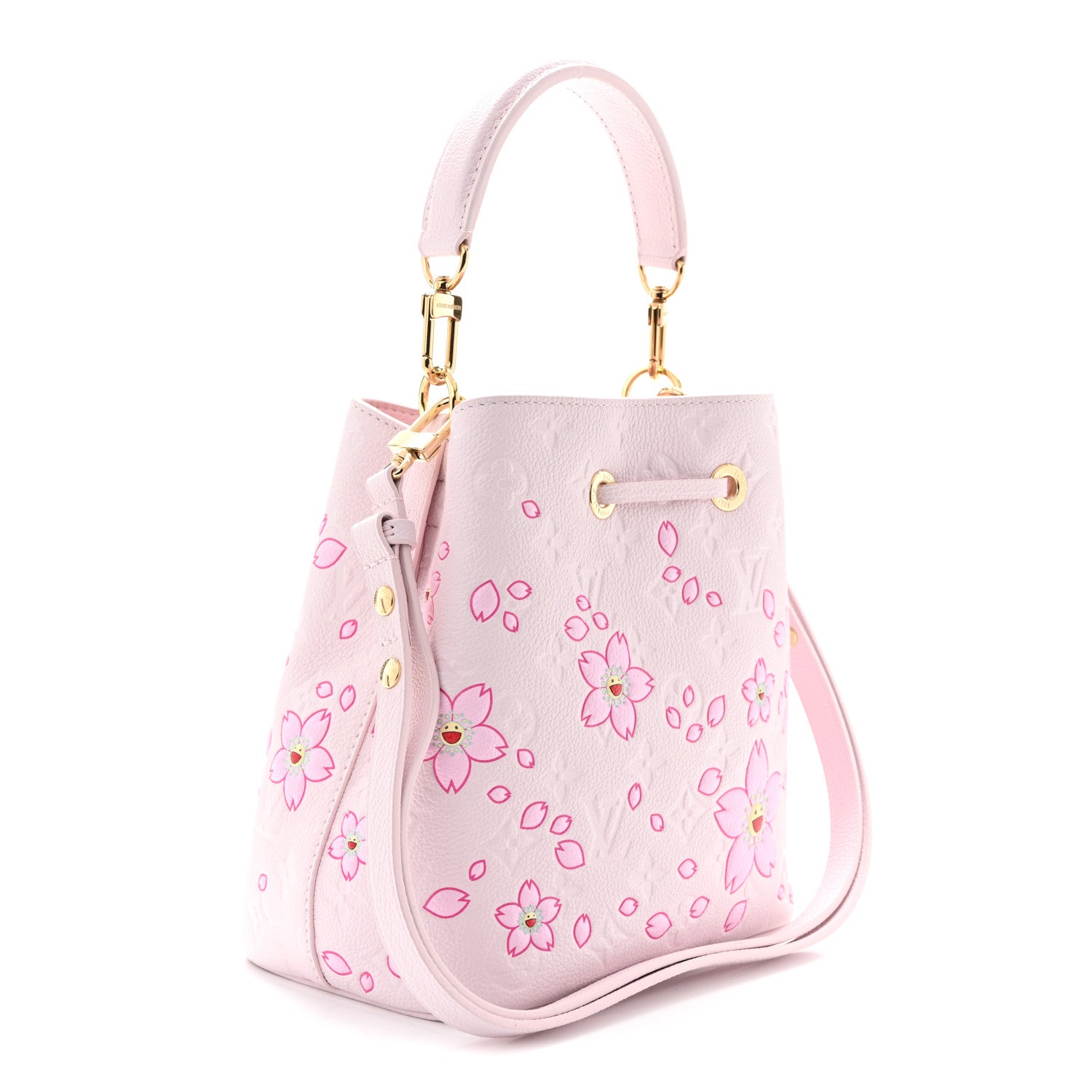 Louis Vuitton LV X TM Empreinte Cherry Blossom Neonoe BB Pink 3 of 11