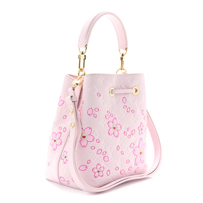 Louis Vuitton LV X TM Empreinte Cherry Blossom Neonoe BB Pink 3 of 11