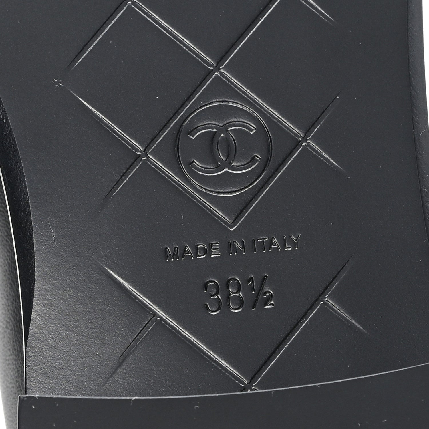 Chanel Lambskin Quilted CC Turnlock Loafers 38.5 Black 7 of 10