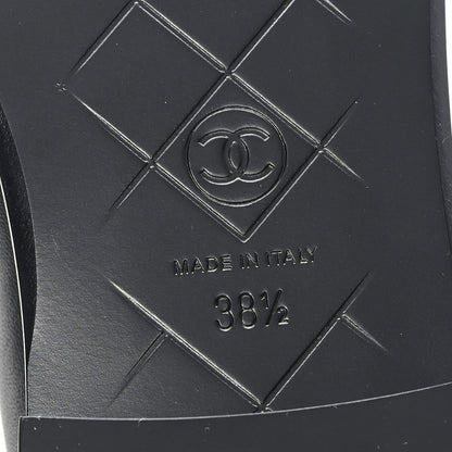 Chanel Lambskin Quilted CC Turnlock Loafers 38.5 Black 7 of 10
