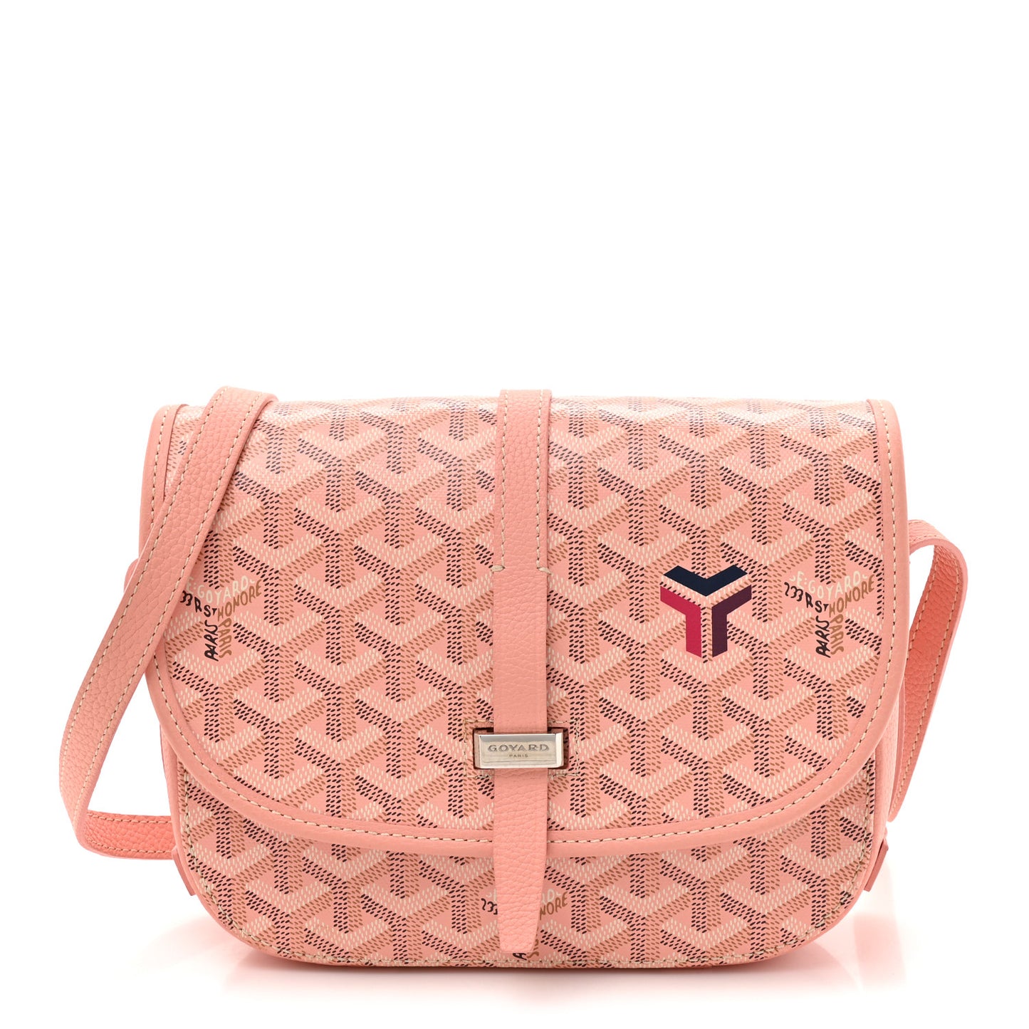 Goyardine Belvedere II PM Messenger Bag Pink