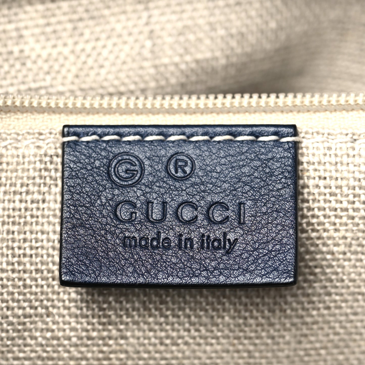 Microguccissima Medium Crossbody Bag Blue