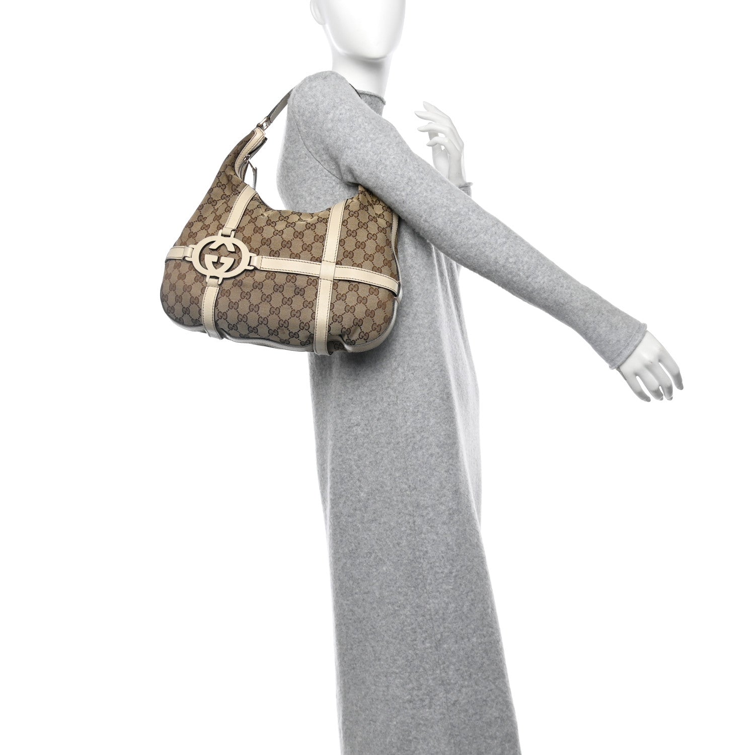 Gucci Monogram GG Royal Hobo Off White 2 of 12