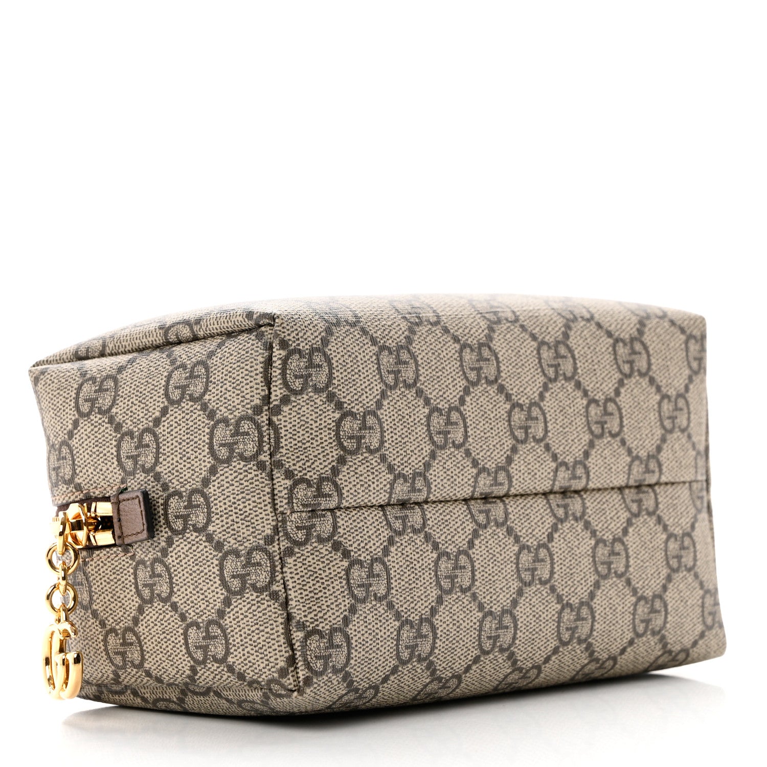 Gucci Soft GG Supreme Monogram Calfskin Medium Ophidia Cosmetic Case Beige Ebony New Acero 3 of 7